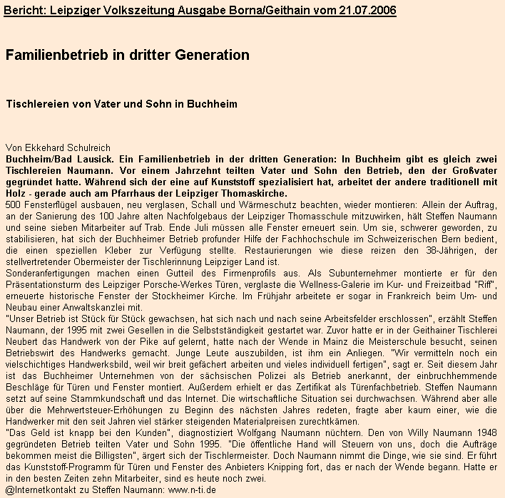 Bericht
